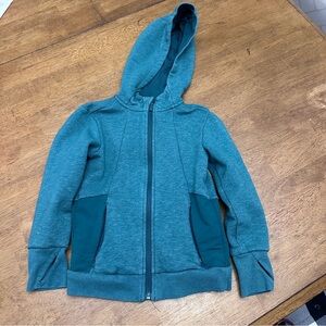 Kids Teal Green Hoodie All In Motion
